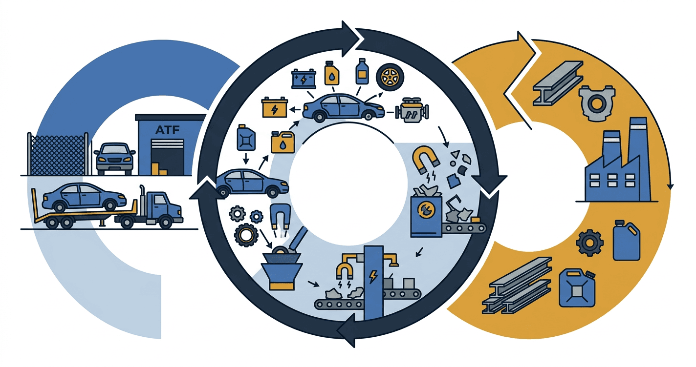 Featured image for article: What Actually Happens to Scrapped Cars?